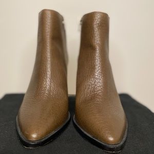 ALL SAINTS Olive Green Bootie sz 36